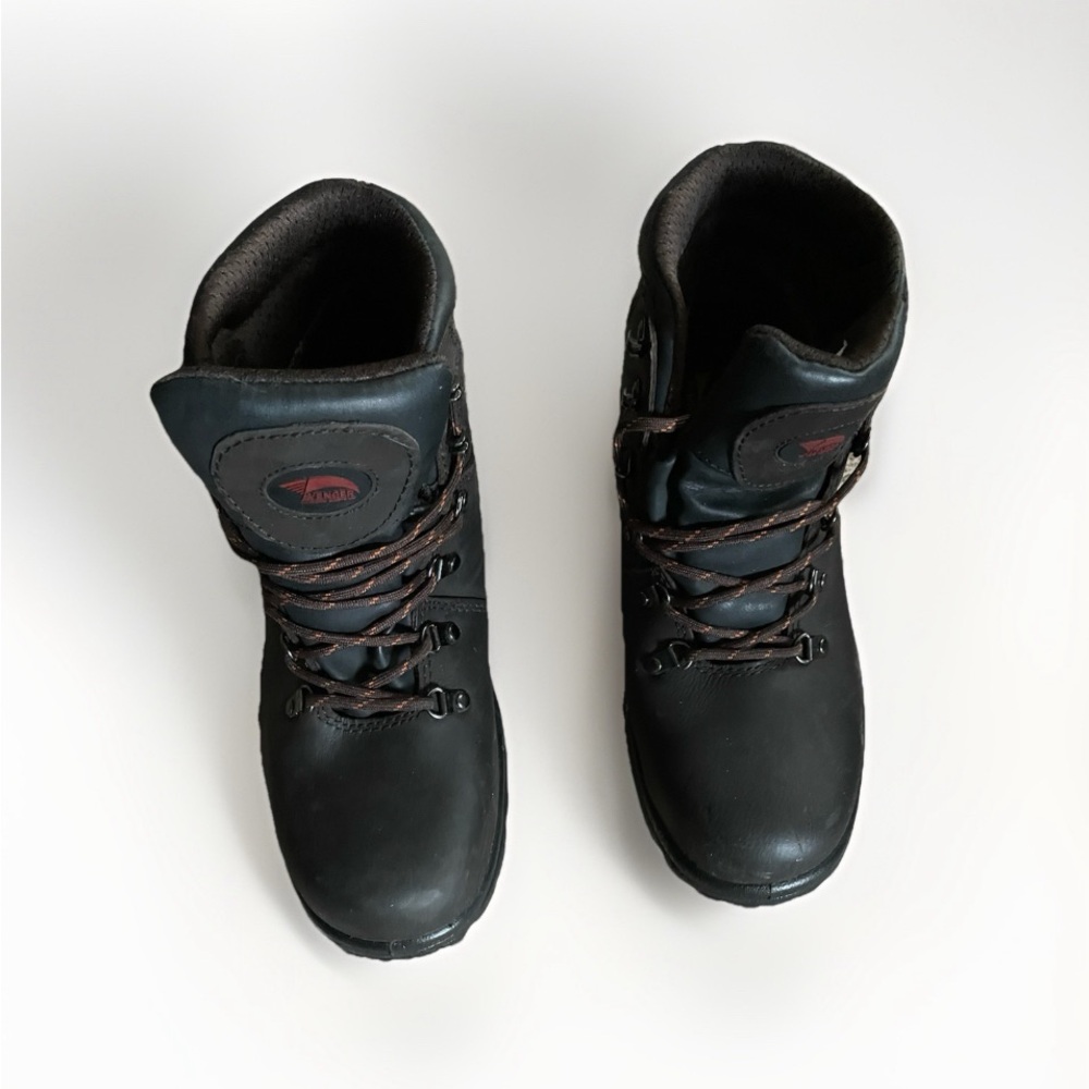 Avenger Boots: Men's Brown A7225 Steel Toe Waterproof Work Boots
